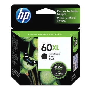 Cartucho ** De Tinta 60Xl Preto Cc641Wb Hp - 1