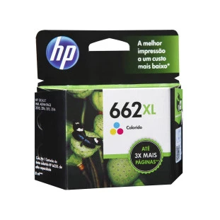 Cartucho De Tinta 662Xl Colorido Cz106Ab Hp - 1