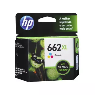 Cartucho De Tinta 662Xl Colorido Cz106Ab Hp - 1