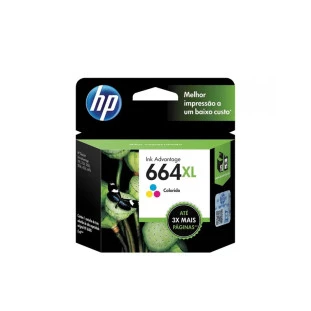 Cartucho De Tinta 664Xl Colorido F6V30Ab Hp - 1