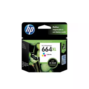 Cartucho De Tinta 664Xl Colorido F6V30Ab Hp - 1