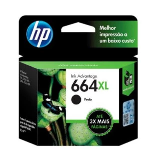 Cartucho ** De Tinta 664Xl Preto F6V31Ab Hp CE - 1