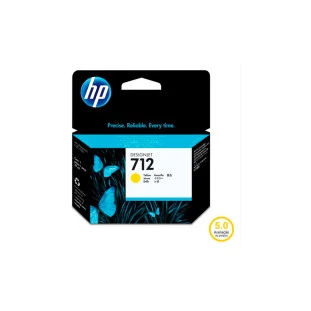 Cartucho De Tinta 712 Plotter Amarelo 29Ml 3Ed69A Hp - 1