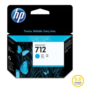 Cartucho De Tinta 712 Plotter Azul 29Ml 3Ed67A Hp - 1