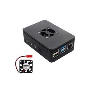 Case Para Raspberry Com Ventoinha Pi4B - 1