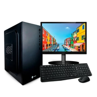Computador Basic I3-3240 3.40Ghz 4Gb Ddr3 Ssd 120Gb + Monitor 15" + Teclado + Mouse - 1