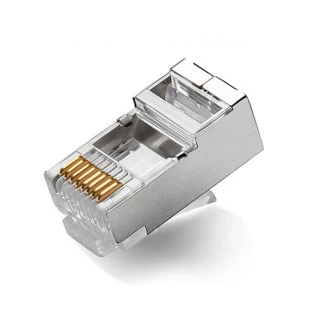 Conector Rj-45 Cat05E Blindado - 1