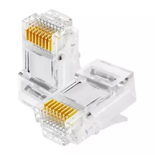 Conector Rj45 Cat5E Macho (Unidade) Cont-Rj45P1K Exbom - 1