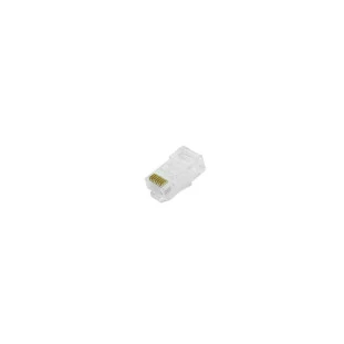 Conector Rj45 Macho 8X8 Cat6 5+ - 1