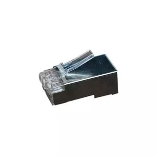 Conector Rj45 Macho 8X8 Cat6 Blindado 5+ - 1