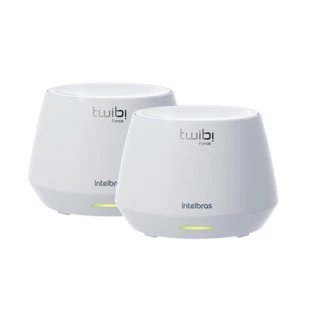 Conjunto De Roteador Mesh Sem Fio Wi-Fi Twibi Force Ax Branco Intelbras - 1