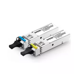 Conversor De Midia Transceiver Sfp Bidirecional Wl-1G-20km A e B (PAR) Weal - 1