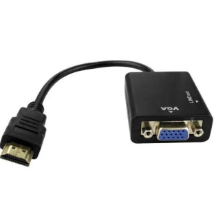 Conversor Hdmi M X Vga F 24Cm Com Audio Cb0109 Shinka - 1