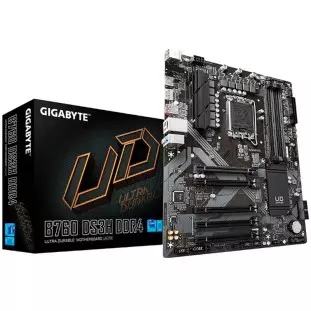 Placa Mae 1700 B760 Ddr4 M2 12/13/14 Ger Usb/Hdmi/Dp Atx Ds3H Gigabyte - 1