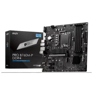 Placa Mae 1700 B760 Ddr4 M2 13/14 Ger Vga/Hdmi/Dp Pro B760M-P Maxt Msi - 1