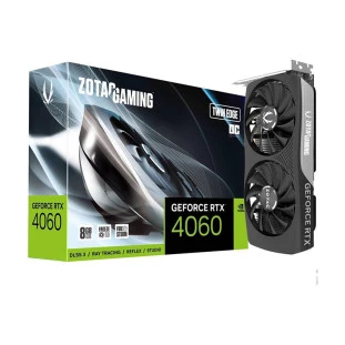 Placa De Video Gamer 8Gb Rtx 4060 Gddr6 128Bits Hdmi/Dp Twin Edge Gerforce Zt-D40600H-10M Zotac - 1