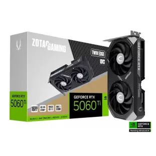 Placa De Video 16Gb Gddr7 Geforce Rtx 5060 Ti 128Bits Hdmi/Dp Twin Edge Oc Zt B50620h 10M Zotac - 1