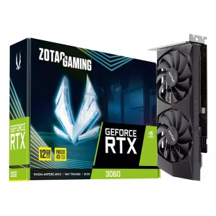 Placa De Video Gamer 12Gb Rtx 3060 Gddr6 192Bits Hdmi/Dp Zt-A30600P-10M Zotac - 1