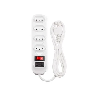 EXTENSAO TRIPOLAR 4 TOMADAS 9A CABO 10MTS 9500101004 APC - 1