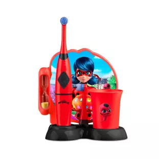 Escova Dental Rotacional Infantil Lady Bug Miraculous Hc428 Multilaser - 1