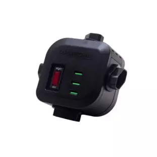 Filtro De Linha 4 Tomadas 3 Usb E  Plug Tripolar Qcfl4-Ppusb Qualitronix - 1