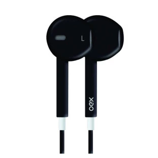 Fone De Ouvido Com Fio Colormood Candy Entrada P2 Preto Fn204 Oex - 1