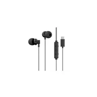 Fone De Ouvido Com Fio Intra Auricular Usb-C Preto Hpdhh-1127-Bk-Ip Hp - 1