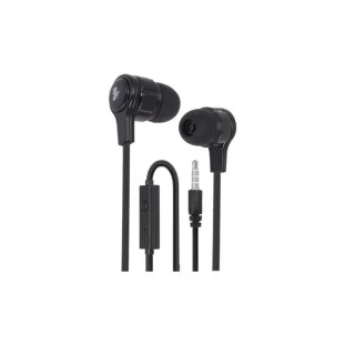 Fone De Ouvido Com Fio Preto Ps-021 Easy Flat - 1