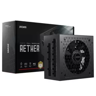 Fonte Atx 1000W Gamer Gold Real Aether Pfc Ativo Full Modular Cybenetics 1000Wfmg Pcyes - 1