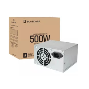 Fonte Atx 500W Real Bivolt Automatico Blu500-Eaut Bluecase - 1