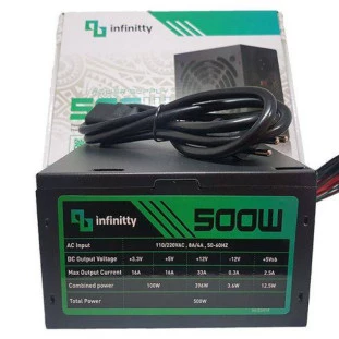 Fonte Atx 500W Real Power Fn500 Infinitty - 1