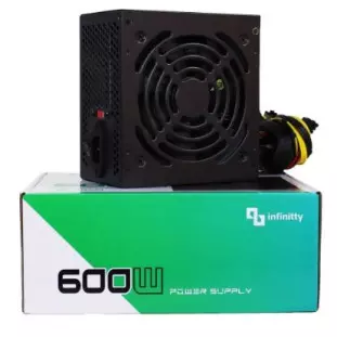 Fonte Atx 600W Real Gamer Power Fn600 Infinitty - 1