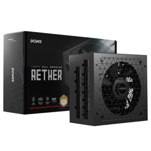 Fonte Atx 850W Gamer Aether Gold Pfc Ativo Full Modular Cybenetics 850Wfmg Pcyes - 1