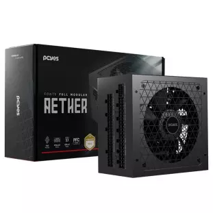 Fonte Atx 850W Gamer Aether Gold Pfc Ativo Full Modular Cybenetics 850Wfmg Pcyes - 1