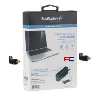 Fonte Para Notebook Hp 18.5V 3.5A 65W Bb20-Cp18-A Bestbattery - 1