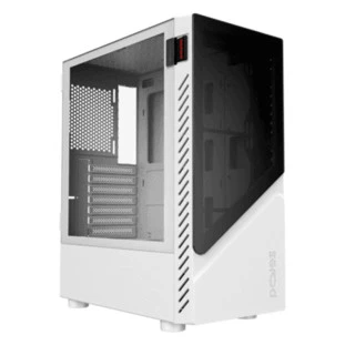 Gabinete Gamer Atx Mid-Tower Set White Ghost Sem Fonte Lateral/Frontal Em Vidro Gswgpbr Pcyes - 1