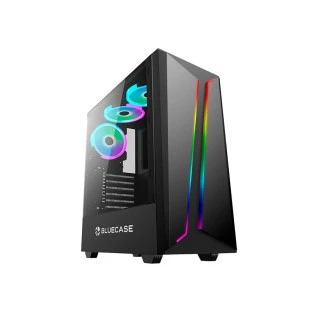 Gabinete Gamer Atx Sem Fonte Lateral Em Vidro Frontal Com Led Rgb Bg-038 Bluecase - 1