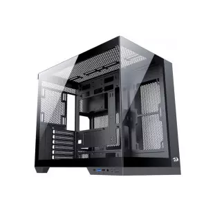 Gabinete Gamer Atx Wideload Pro Sem Fonte Frontal e Lateral em Vidro Preto Ca-604b Pro Redragon - 1