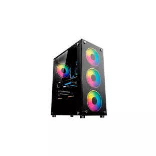 Gabinete Gamer Sem Fonte Com 4 Fans Rgb Gb1749 Hayom - 1