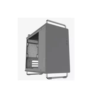 Gabinete Gamer Tiny Sem Fonte Sem Fan Lateral Em Vidro Cinza Bg-056 Bluecase - 1