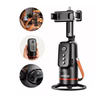 Gimbal Estabilizador 360° Para Smartphone Com Rastreamento Facial Ampro - 1