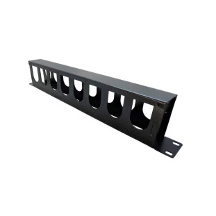 Guia De Cabo 1U Aberto Alta Densidade Preto Telcabos - 1