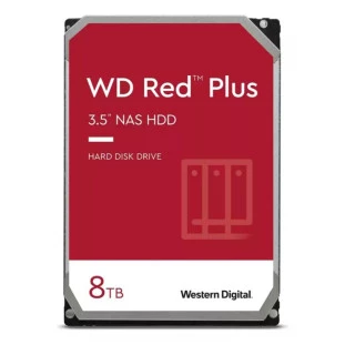 Hd 8Tb Sata III 3.5" Nas Hdd Red Plus Wd80Efpx Western Digital - 1