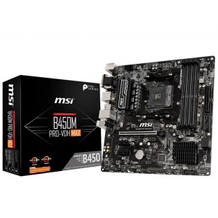 Placa Mae B450M Pro-Vdh Max Ddr4 M2 1/2/3 Ger Vga/Dvi/Hdmi Chipset B450 - 911-7A38-063 Msi - 1