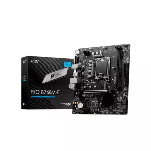 Placa Mae 1700 B760 Ddr4 M2 13/14 Ger Vga/Hdmi Pro B760M-E Maxt Msi - 1