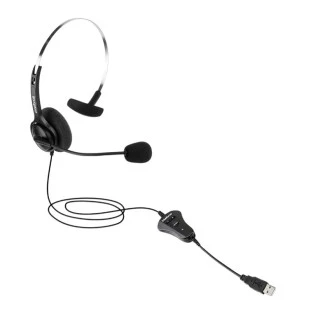 Headset Monoauricular Usb Com Microfone Chs 40 Intelbras - 1