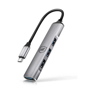 Hub 4 Em 1 Usb Tipo C Para Notebook Gs-5344 Gshield - 1