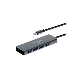 Hub 4 Portas Usb-Plug Tipo C Usb 3.0 Hb001 Bright - 1