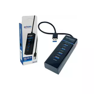 Hub 4 Portas Usb 3.0 5Ps 30 Cm Hub0064Exb Exbom - 1