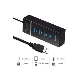 Hub 4 Portas Usb 3.0 5Ps 30 Cm Ley-200 Lehmox - 1